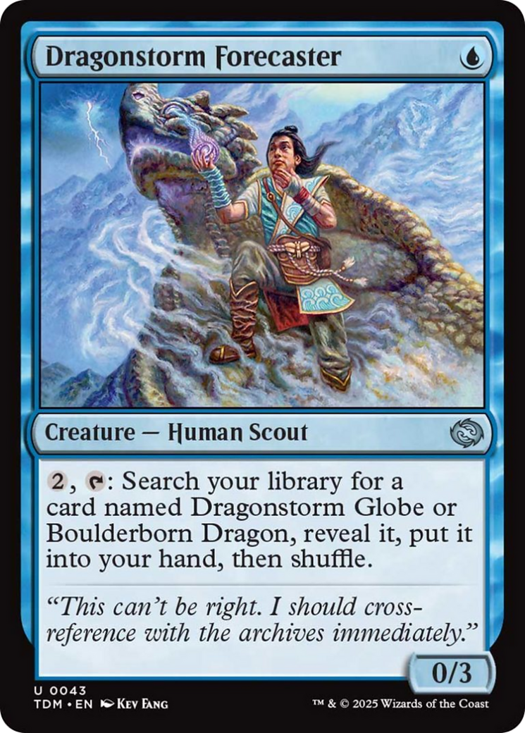 Dragonstorm Forecaster [Tarkir: Dragonstorm] | I Want That Stuff Brandon