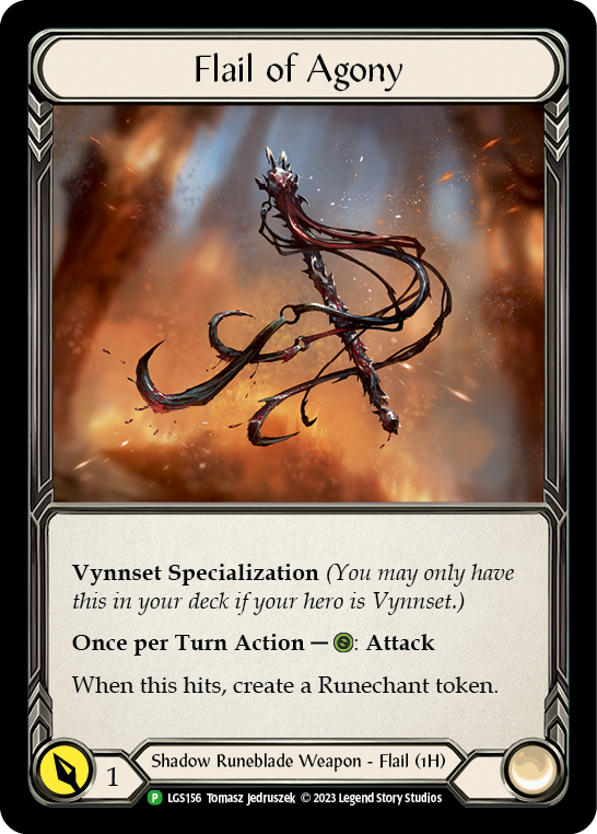 Flail of Agony [LGS156] (Promo)  Cold Foil | I Want That Stuff Brandon