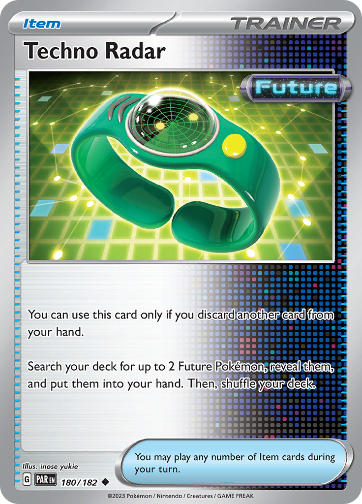 Techno Radar (180/182) [Scarlet & Violet: Paradox Rift] | I Want That Stuff Brandon