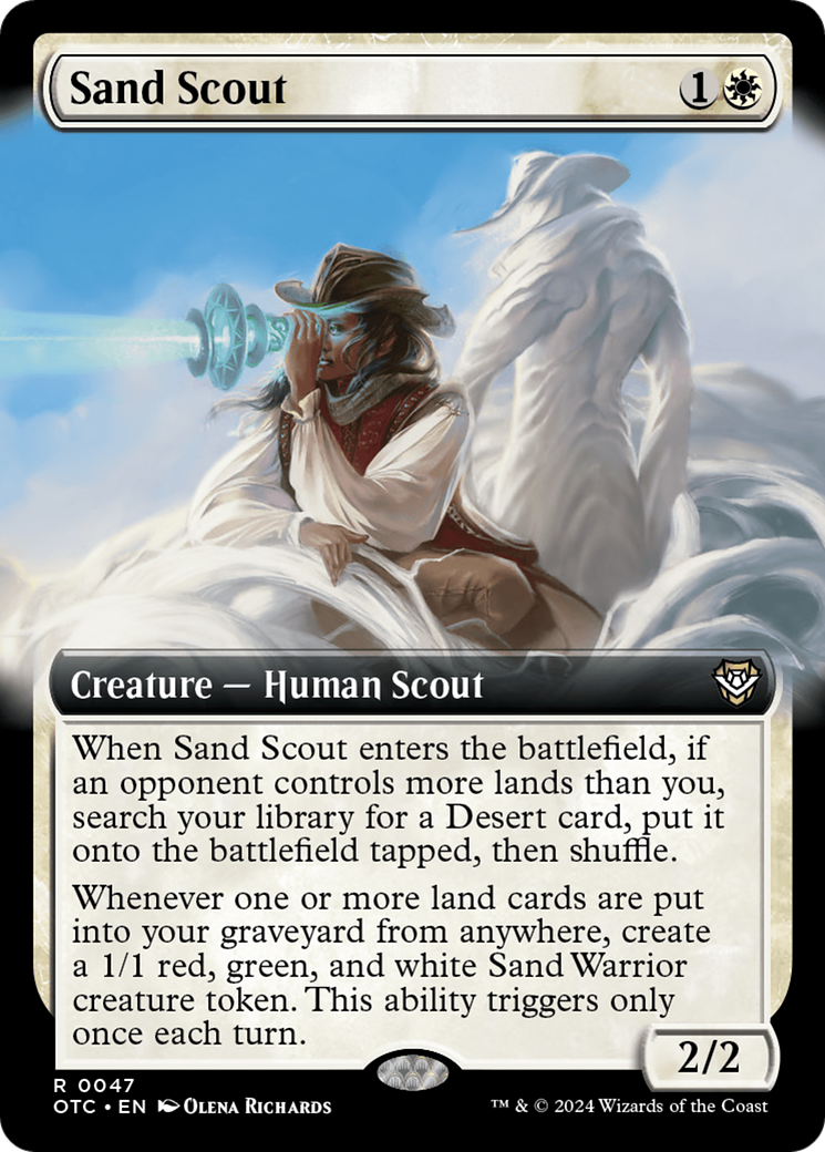 Sand Scout (Extended Art) [Outlaws of Thunder Junction Commander] | I Want That Stuff Brandon