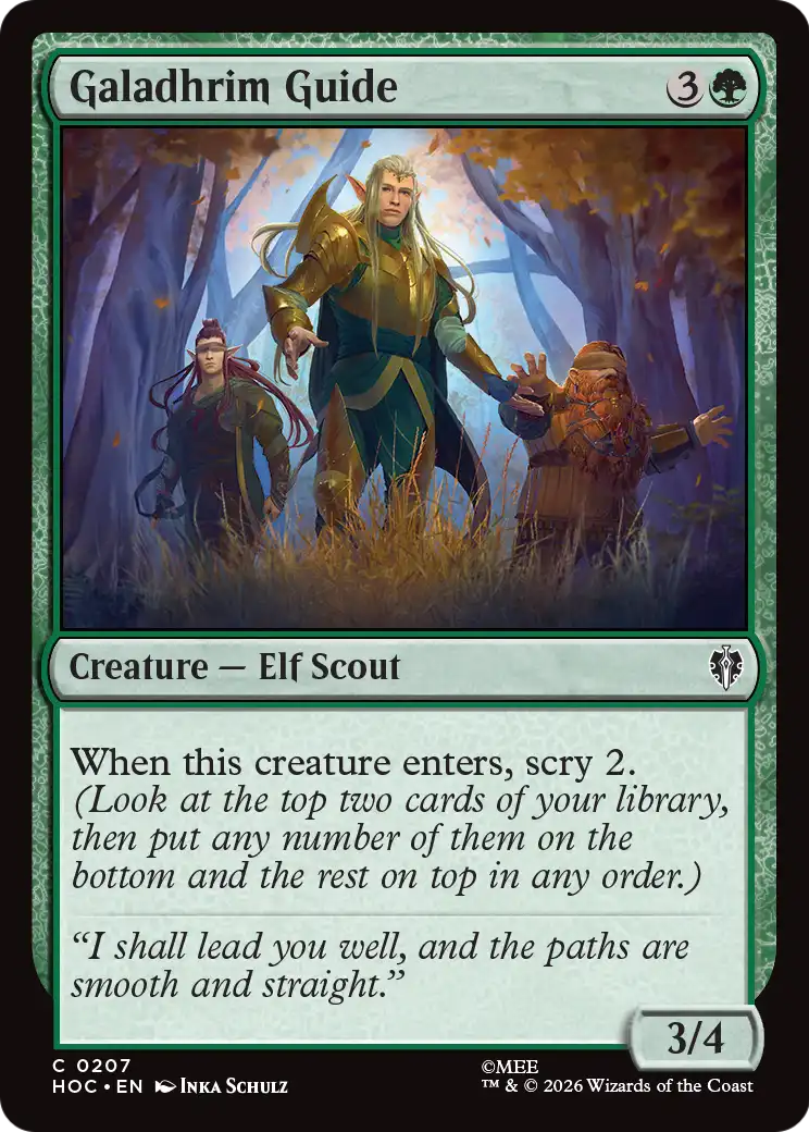 Galadhrim Guide [The Hobbit: Eternal-Legal] | I Want That Stuff Brandon