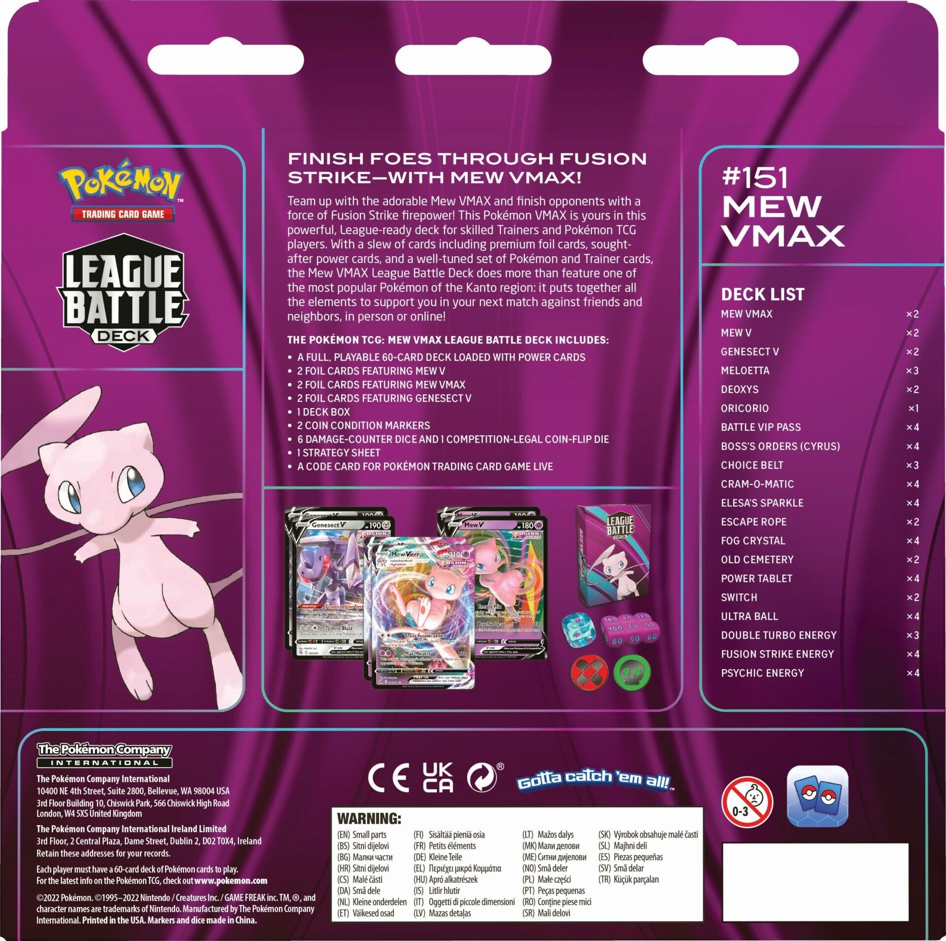 League Battle Deck (Mew VMAX) | I Want That Stuff Brandon