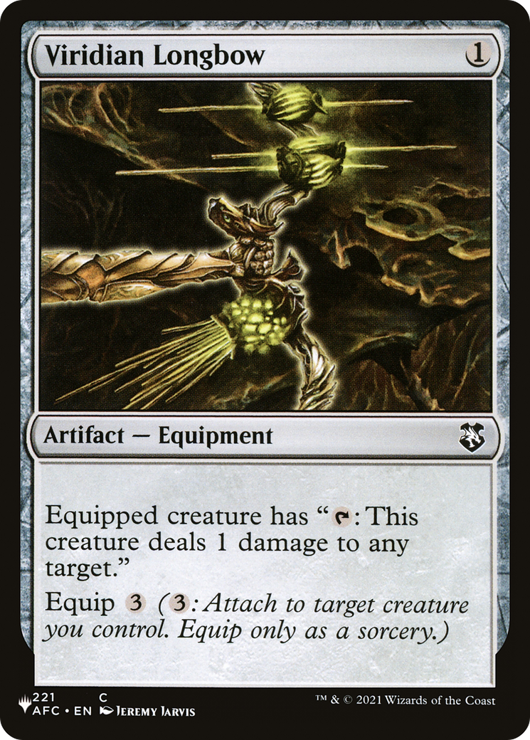 Viridian Longbow [The List Reprints] | I Want That Stuff Brandon