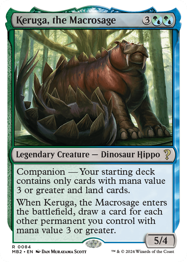 Keruga, the Macrosage (White Border) [Mystery Booster 2] | I Want That Stuff Brandon