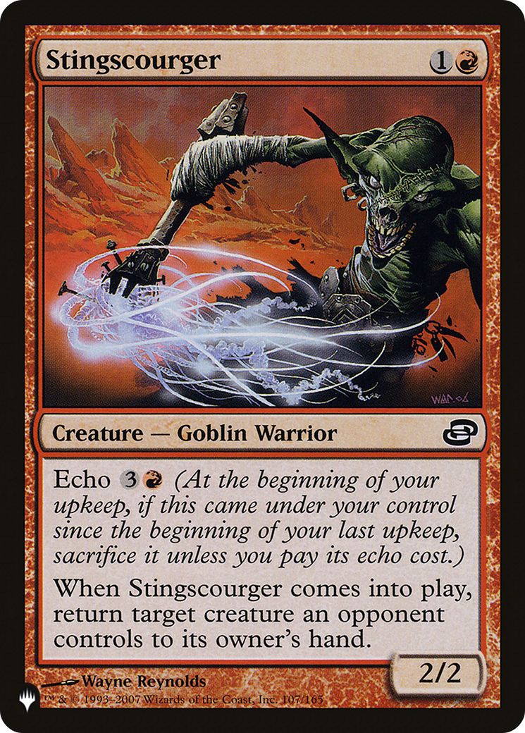 Stingscourger [The List Reprints] | I Want That Stuff Brandon