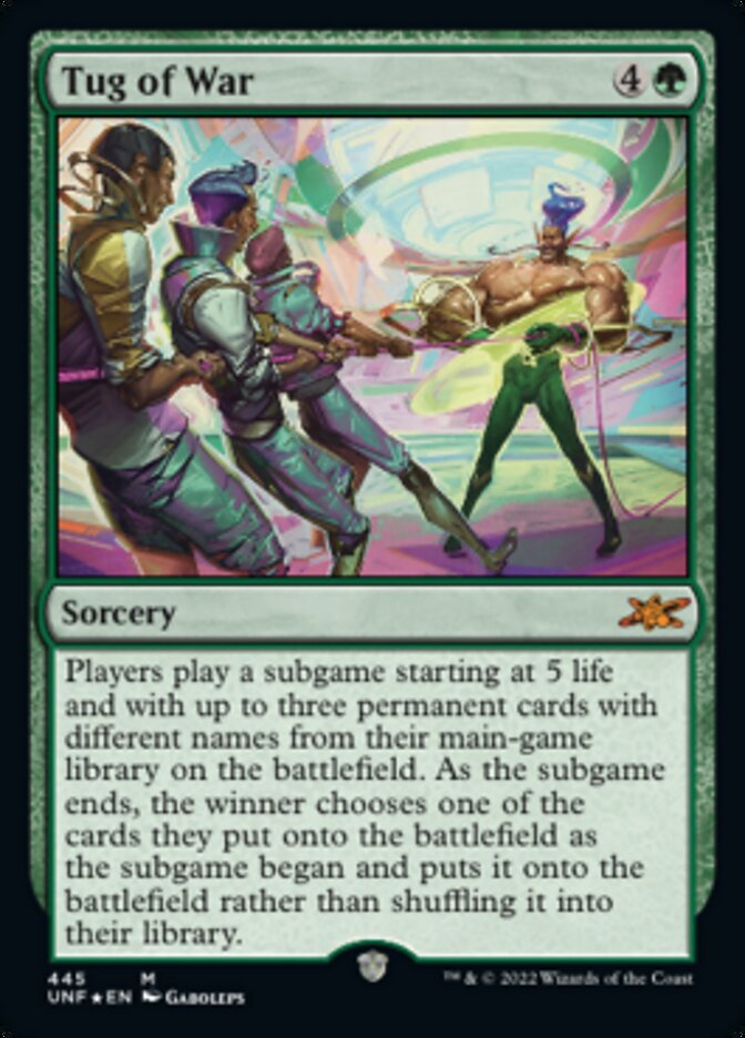 Tug of War (Galaxy Foil) [Unfinity] | I Want That Stuff Brandon