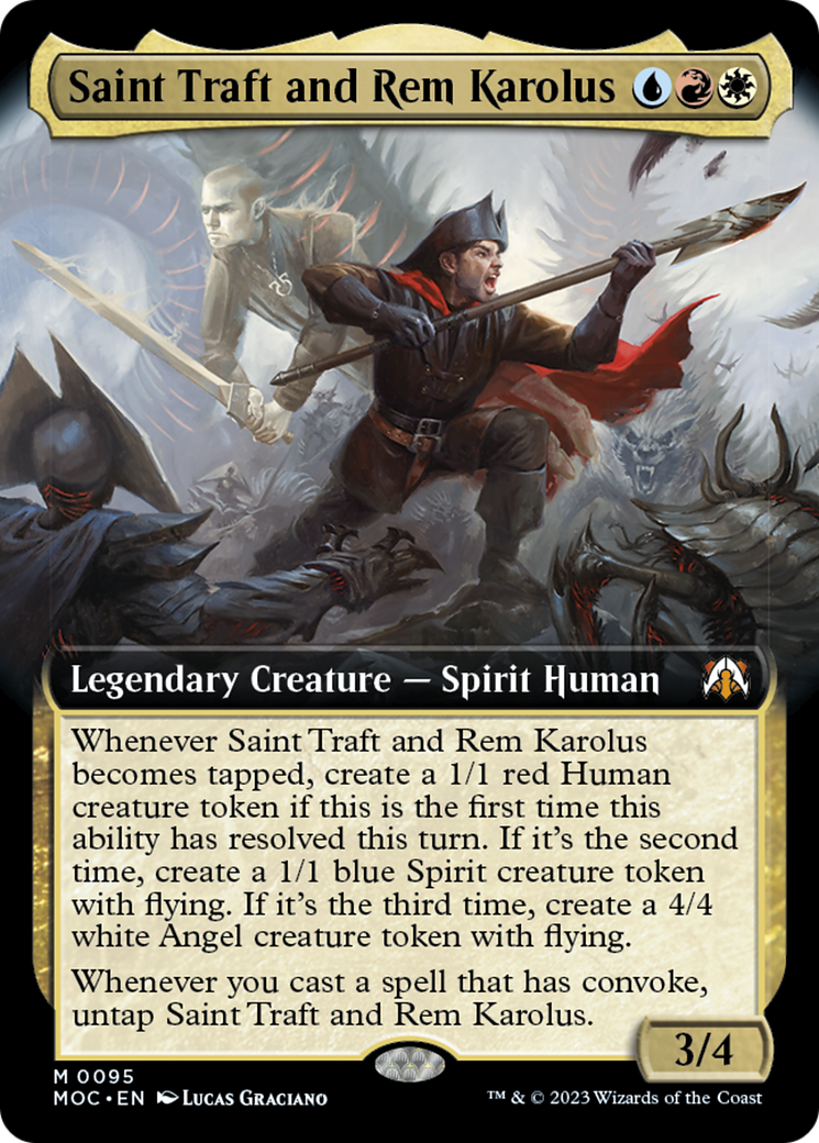 Saint Traft and Rem Karolus (Extended Art) [March of the Machine Commander] | I Want That Stuff Brandon