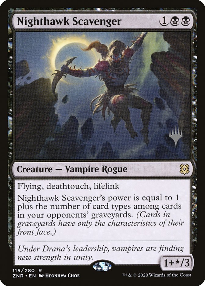 Nighthawk Scavenger (Promo Pack) [Zendikar Rising Promos] | I Want That Stuff Brandon