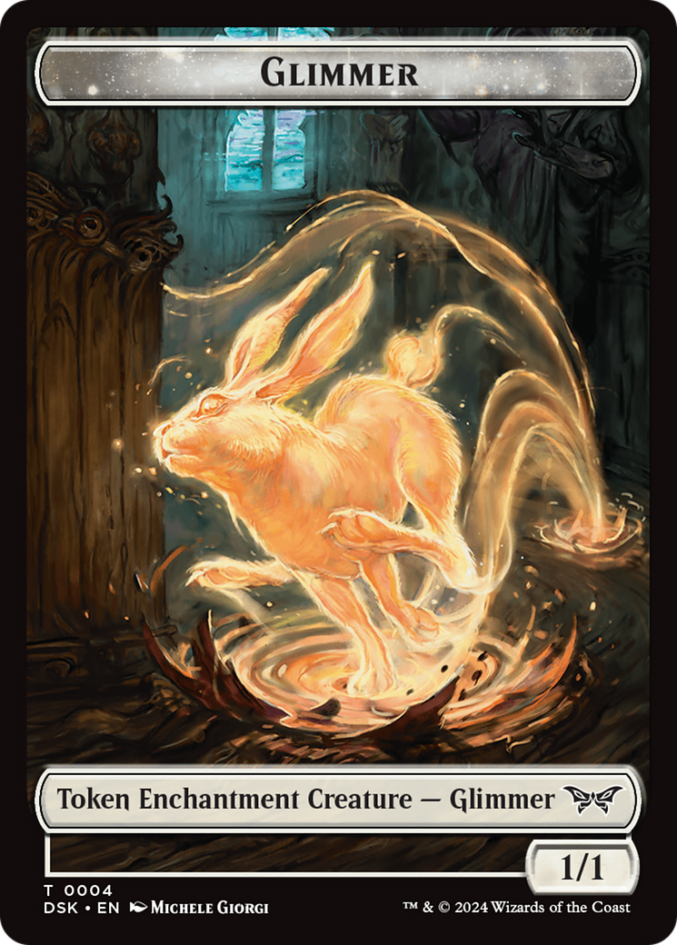 Glimmer Token [Duskmourn: House of Horror Tokens] | I Want That Stuff Brandon