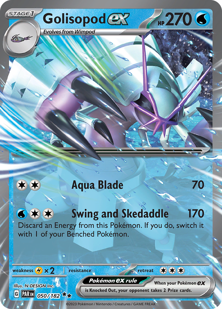 Golisopod ex (050/182) [Scarlet & Violet: Paradox Rift] | I Want That Stuff Brandon