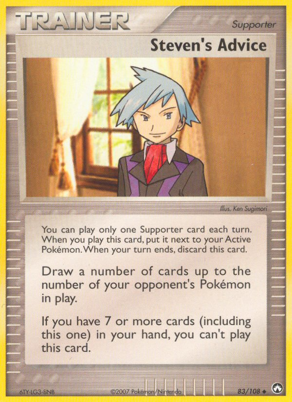 Steven's Advice (83/108) [EX: Power Keepers] | I Want That Stuff Brandon