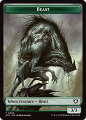 Insect // Beast (0005) Double-Sided Token [Edge of Eternities Commander Tokens] | I Want That Stuff Brandon