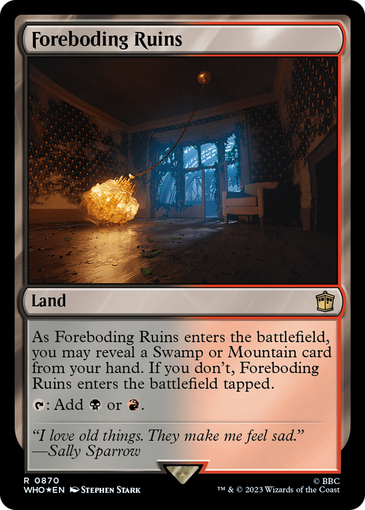 Foreboding Ruins (Surge Foil) [Doctor Who] | I Want That Stuff Brandon