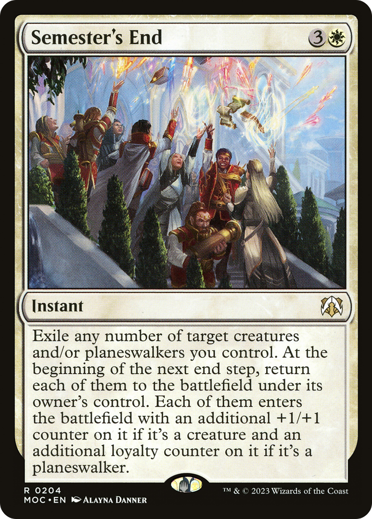 Semester's End [March of the Machine Commander] | I Want That Stuff Brandon