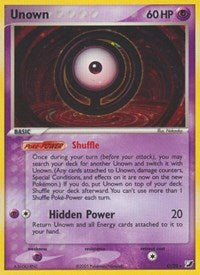 Unown (O) (O/28) [EX: Unseen Forces] | I Want That Stuff Brandon