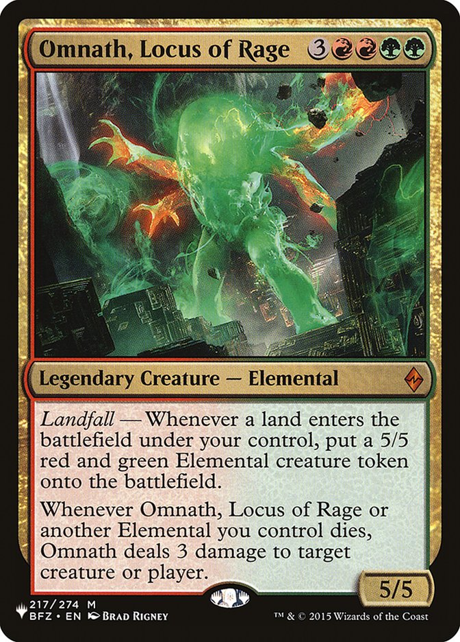 Omnath, Locus of Rage [The List] | I Want That Stuff Brandon