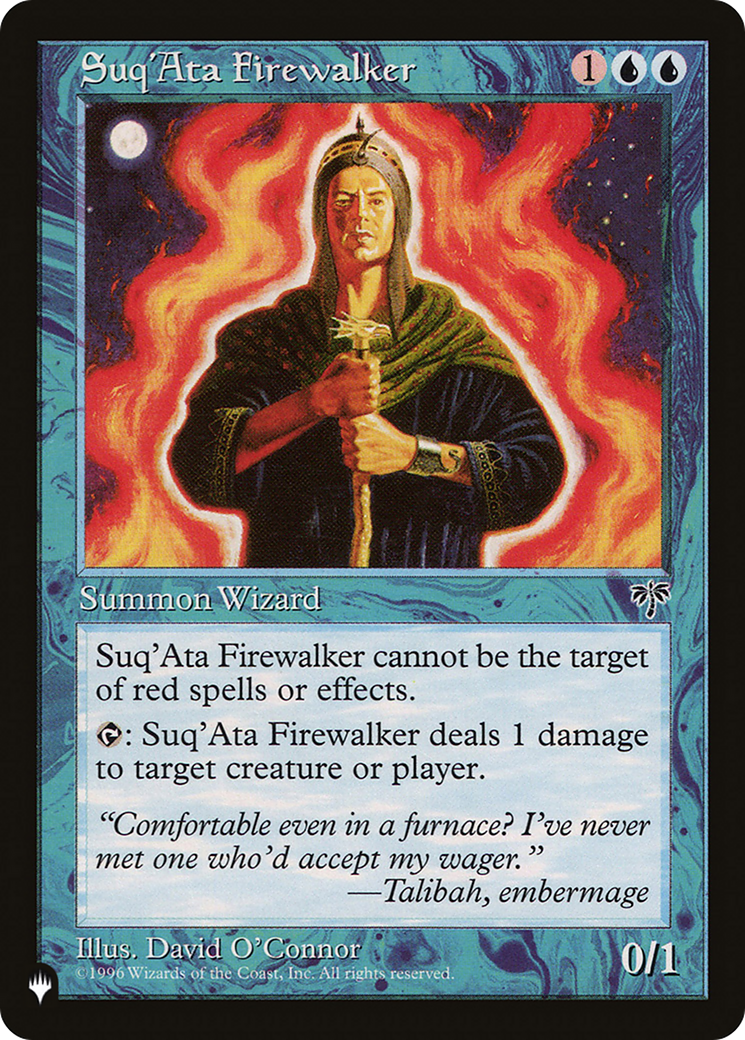 Suq'Ata Firewalker [The List Reprints] | I Want That Stuff Brandon