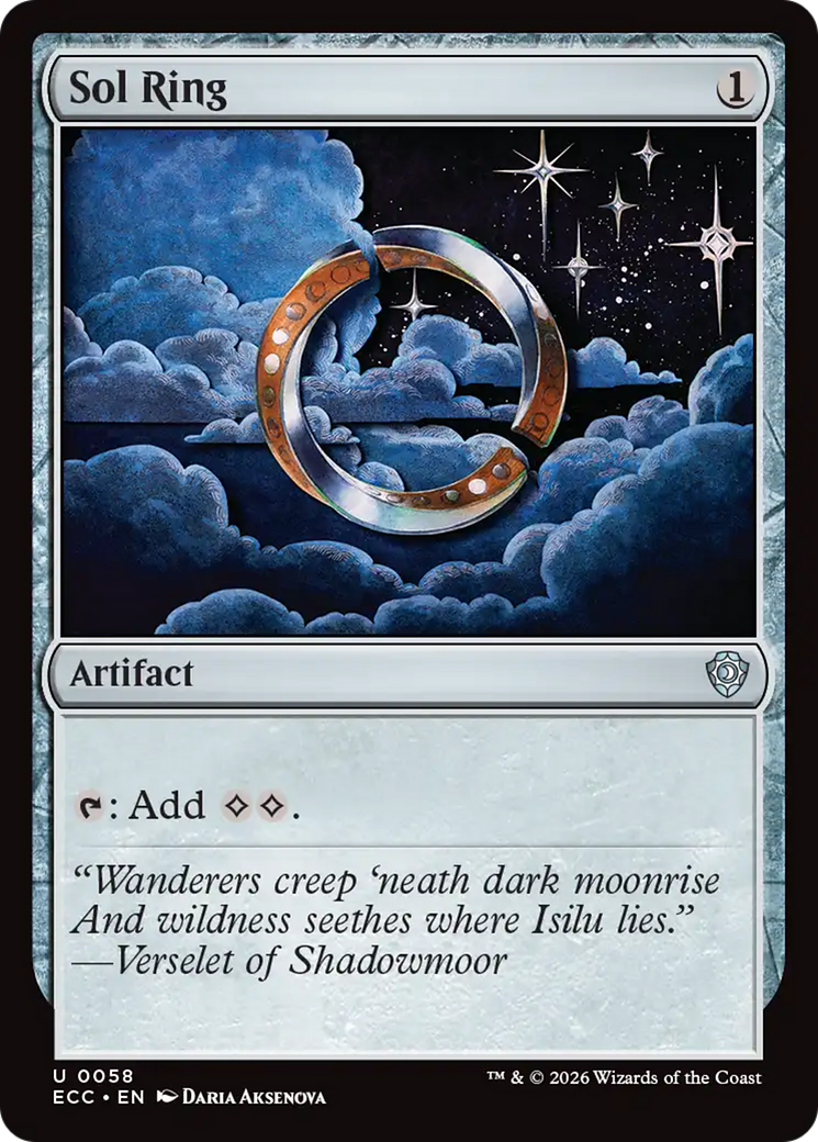 Sol Ring (0058) [Lorwyn Eclipsed Commander] | I Want That Stuff Brandon