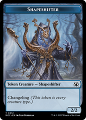 Blood // Shapeshifter Double-Sided Token [March of the Machine Commander Tokens] | I Want That Stuff Brandon