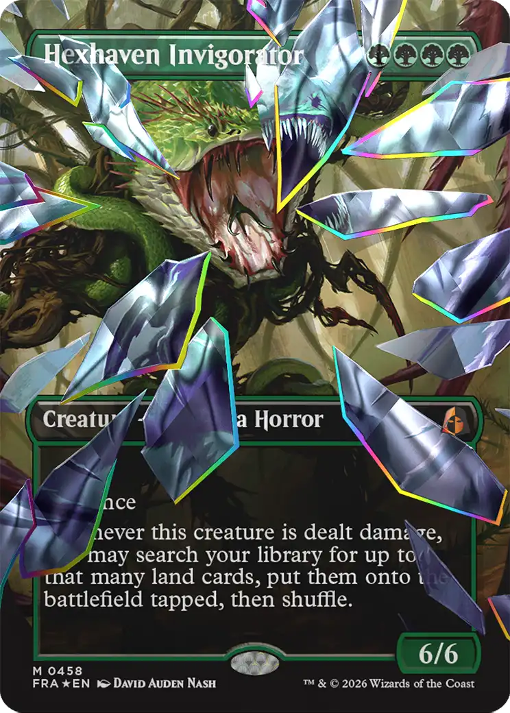 Hexhaven Invigorator (Borderless) (Facet Foil) [Reality Fracture] | I Want That Stuff Brandon