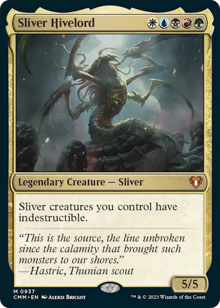 Sliver Hivelord [Commander Masters] | I Want That Stuff Brandon