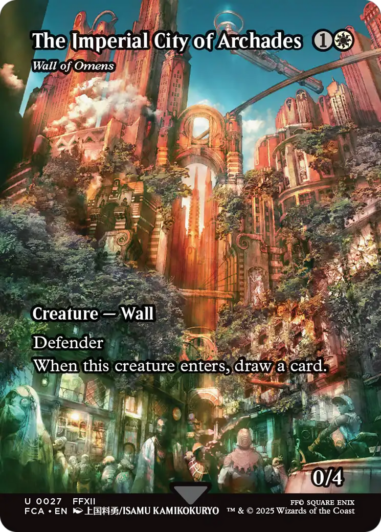 The Imperial City of Archades - Wall of Omens (Showcase) [FINAL FANTASY : Through the Ages] | I Want That Stuff Brandon
