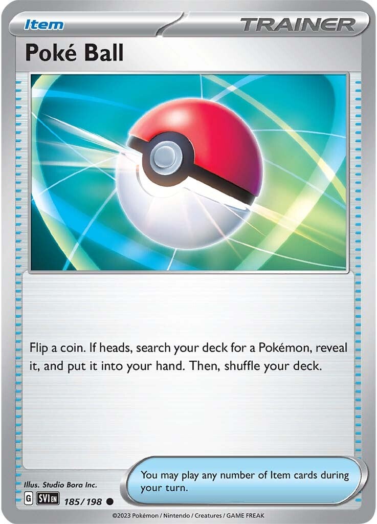 Poke Ball (185/198) [Scarlet & Violet: Base Set] | I Want That Stuff Brandon