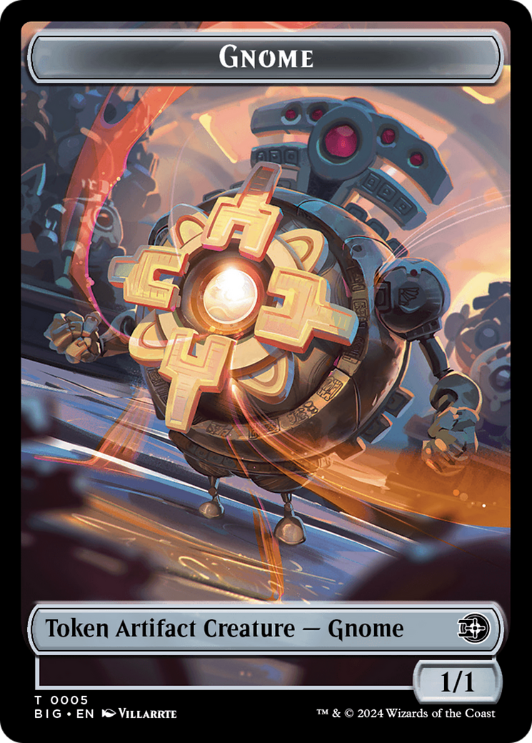 Gnome // Plot Double-Sided Token [Outlaws of Thunder Junction: The Big Score Tokens] | I Want That Stuff Brandon