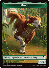 Ajani's Pridemate // Mowu Double-Sided Token [Reality Fracture Tokens] | I Want That Stuff Brandon