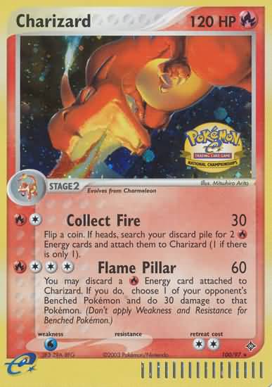 Charizard (100/97) (National Championship 2004) [League & Championship Cards] | I Want That Stuff Brandon