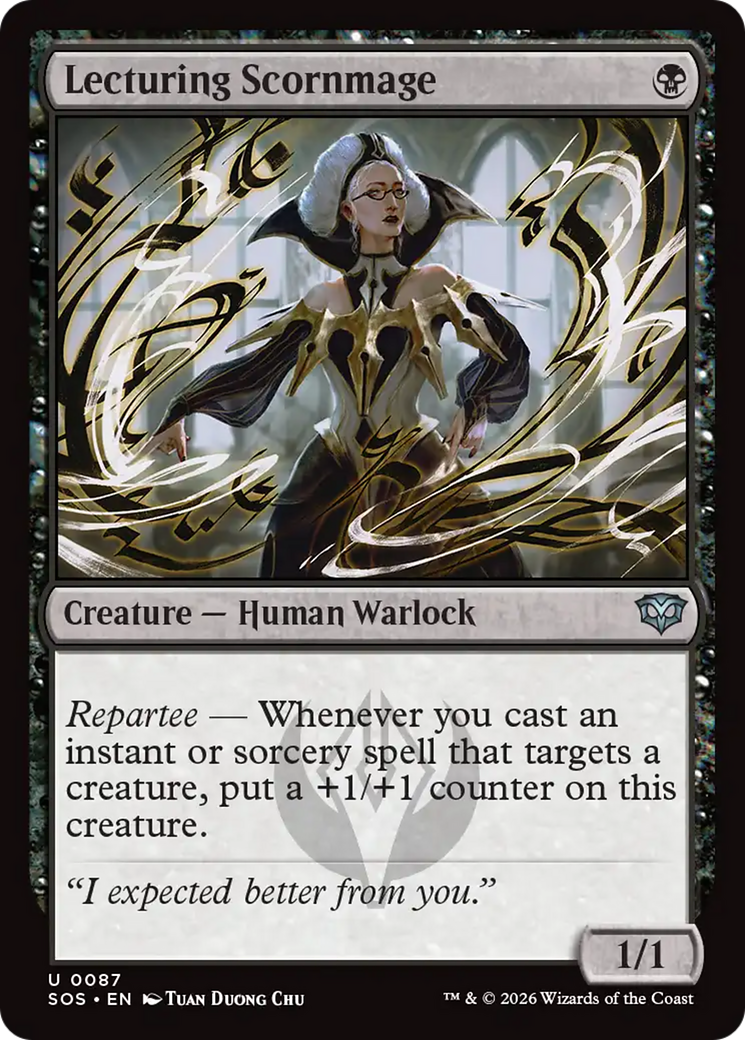 Lecturing Scornmage [Secrets of Strixhaven] | I Want That Stuff Brandon