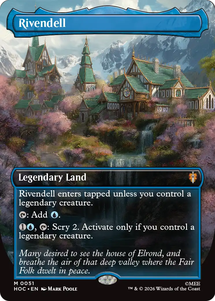 Rivendell (Borderless) [The Hobbit: Eternal-Legal] | I Want That Stuff Brandon
