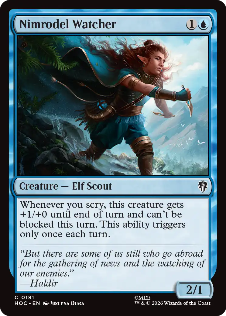 Nimrodel Watcher [The Hobbit: Eternal-Legal] | I Want That Stuff Brandon