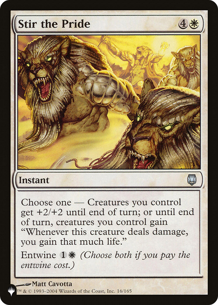 Stir the Pride [The List Reprints] | I Want That Stuff Brandon