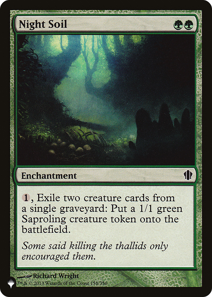 Night Soil [The List Reprints] | I Want That Stuff Brandon