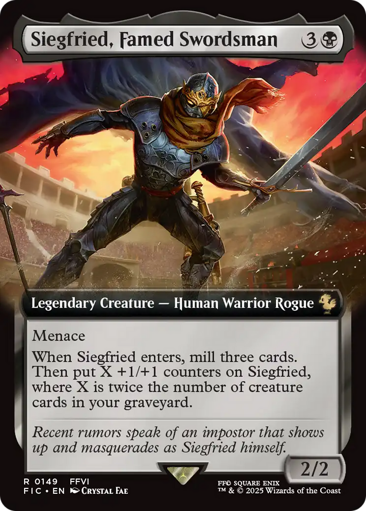 Siegfried, Famed Swordsman (Extended Art) [FINAL FANTASY Commander] | I Want That Stuff Brandon
