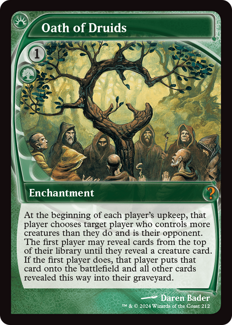 Oath of Druids (Future Sight) [Mystery Booster 2] | I Want That Stuff Brandon
