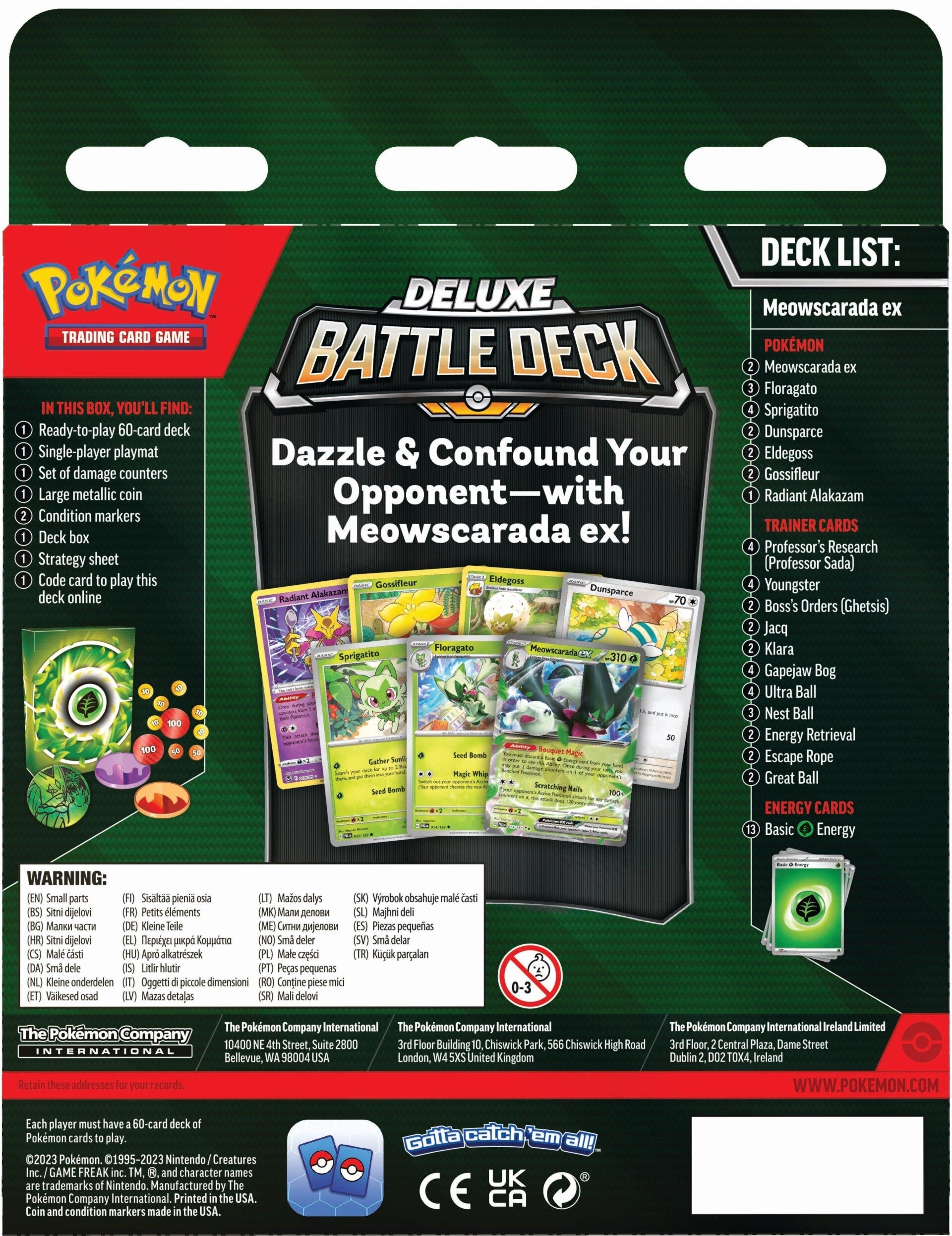 Deluxe Battle Deck (Meowscarada ex) | I Want That Stuff Brandon