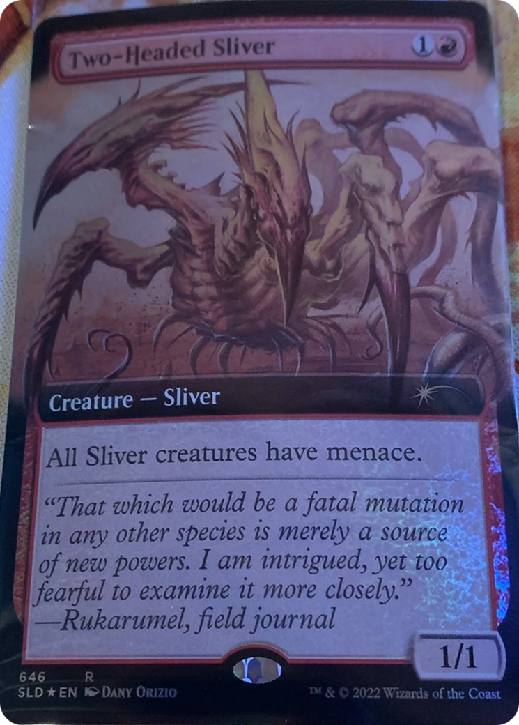 Two-Headed Sliver (Extended Art) [Secret Lair Drop Promos] | I Want That Stuff Brandon