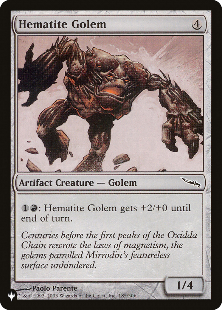 Hematite Golem [The List] | I Want That Stuff Brandon