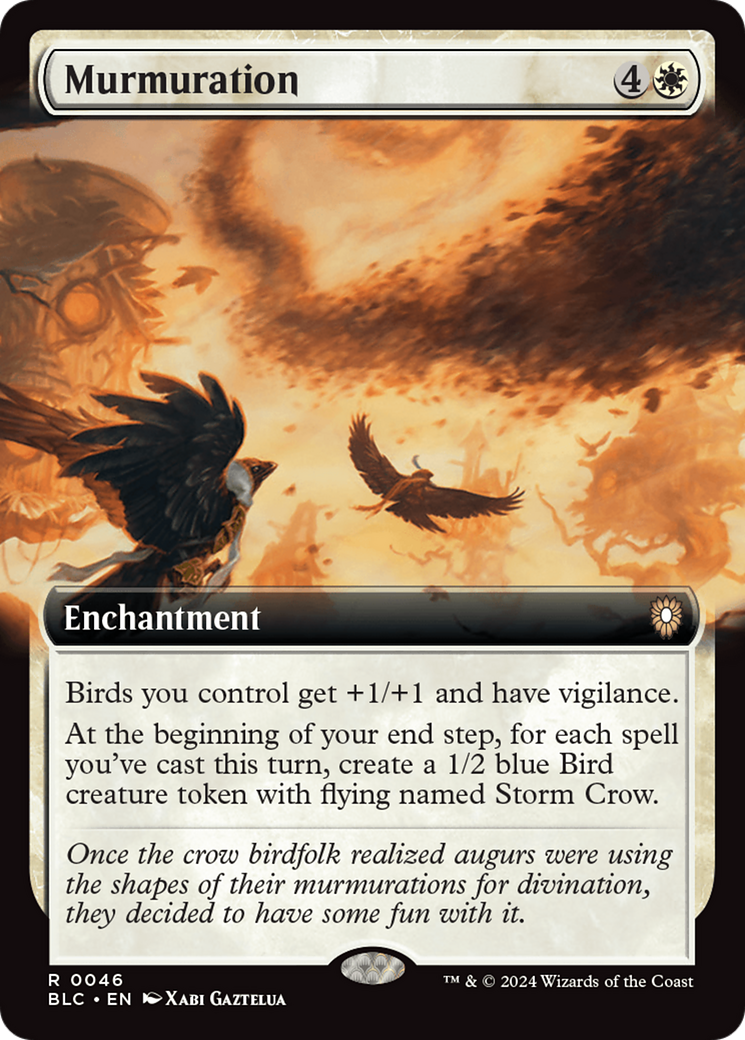Murmuration (Extended Art) [Bloomburrow Commander] | I Want That Stuff Brandon