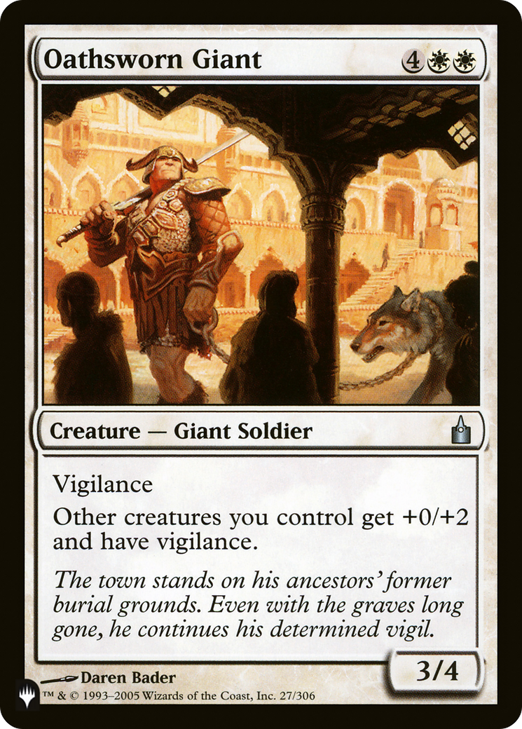 Oathsworn Giant [The List Reprints] | I Want That Stuff Brandon