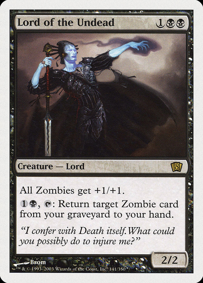 Lord of the Undead (8th Edition) [Oversize Cards] | I Want That Stuff Brandon