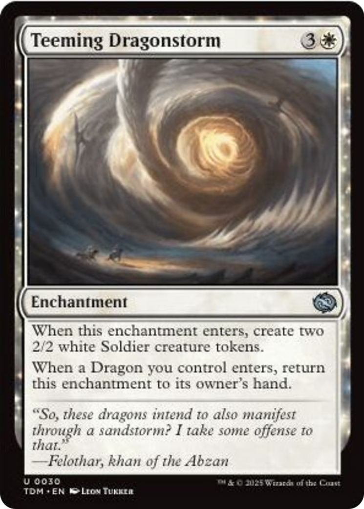 Teeming Dragonstorm [Tarkir: Dragonstorm] | I Want That Stuff Brandon