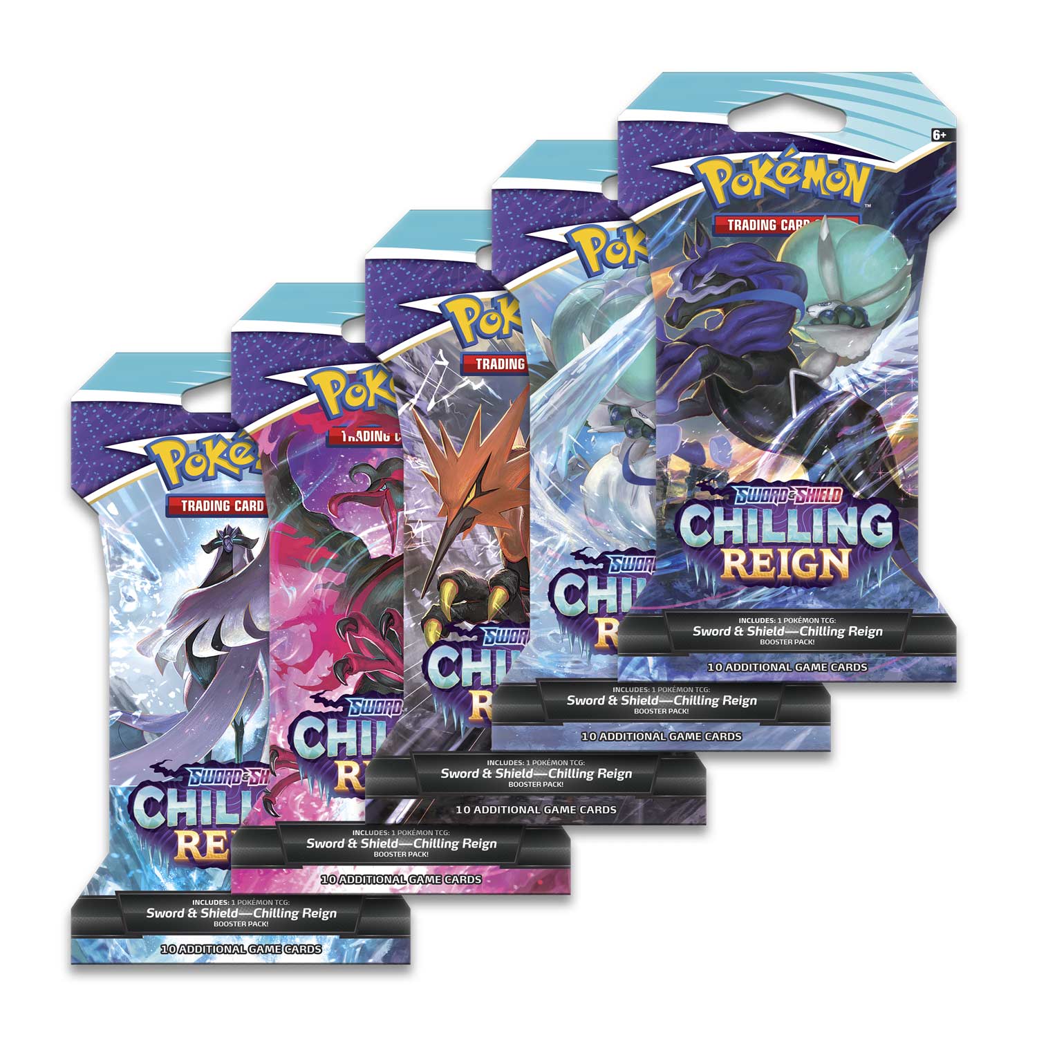 Sword & Shield: Chilling Reign - Sleeved Booster Pack | I Want That Stuff Brandon