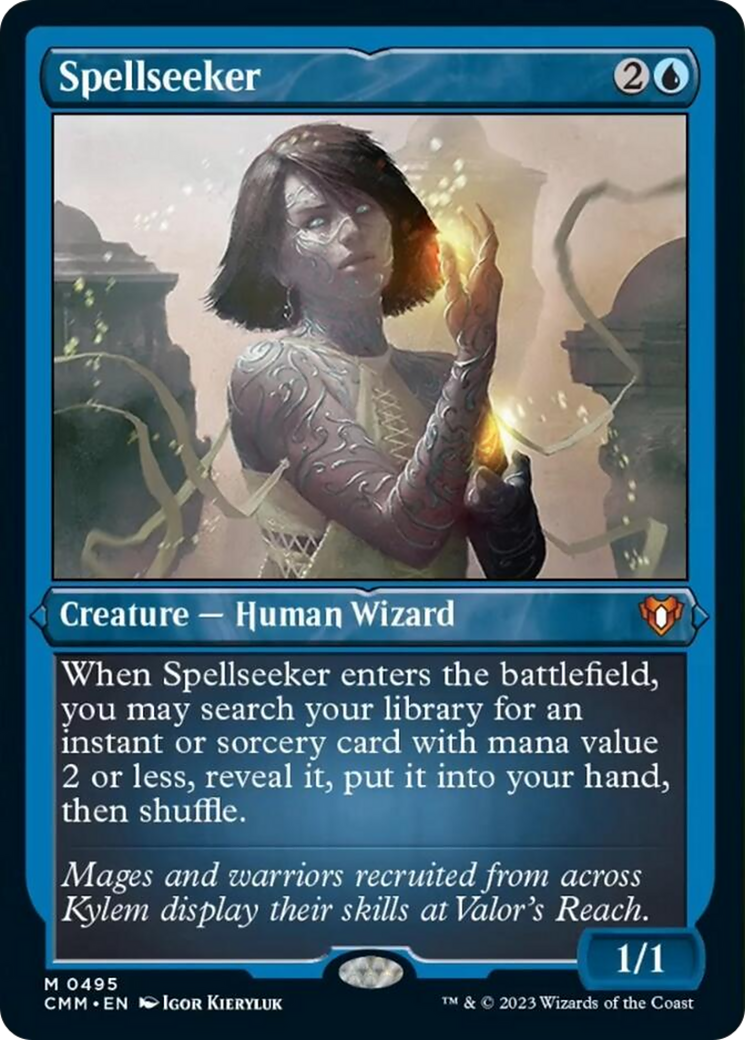 Spellseeker (Foil Etched) [Commander Masters] | I Want That Stuff Brandon