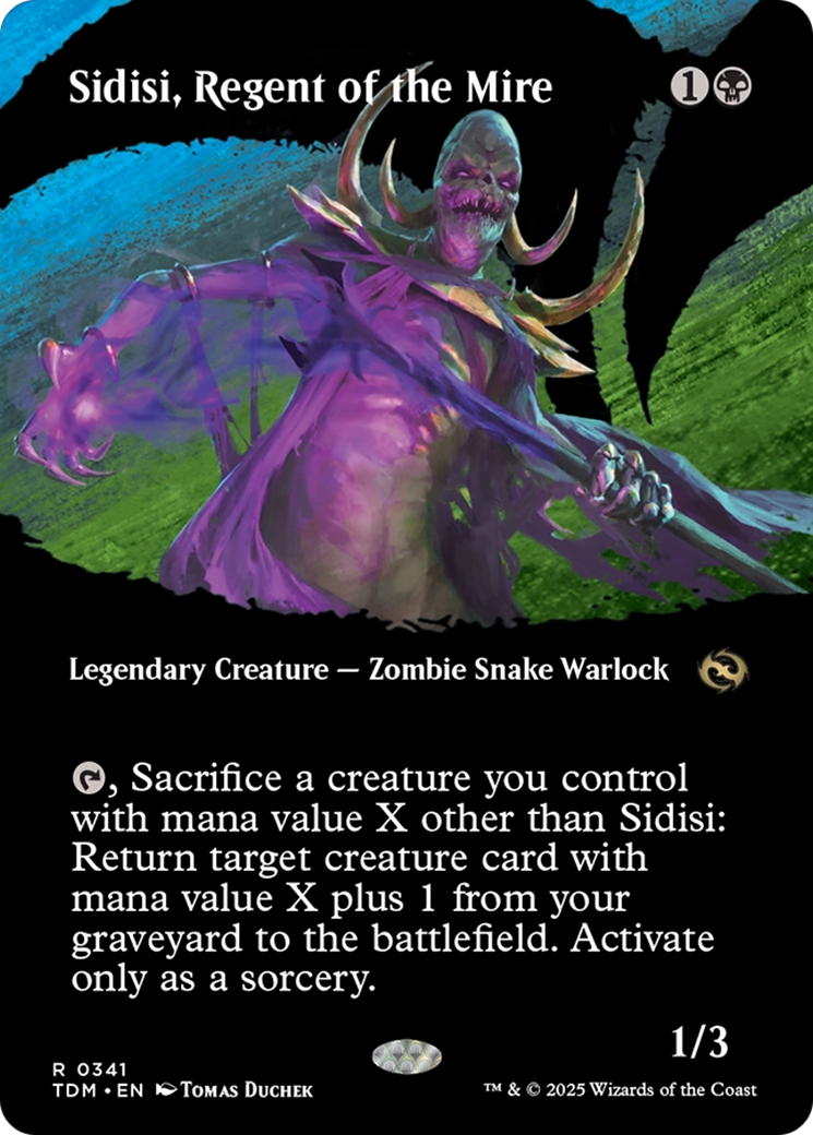 Sidisi, Regent of the Mire (Borderless) [Tarkir: Dragonstorm] | I Want That Stuff Brandon
