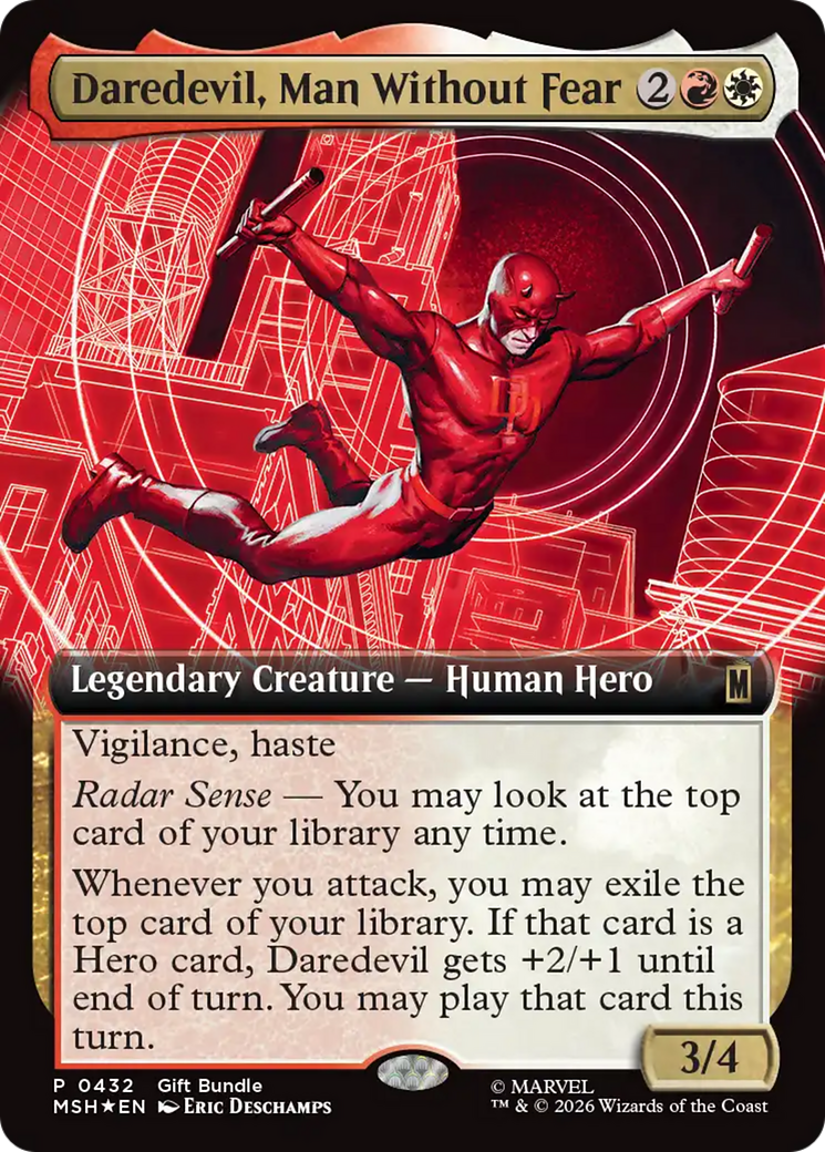 Daredevil, Man Without Fear (Extended Art) [Marvel Super Heroes Promos] | I Want That Stuff Brandon