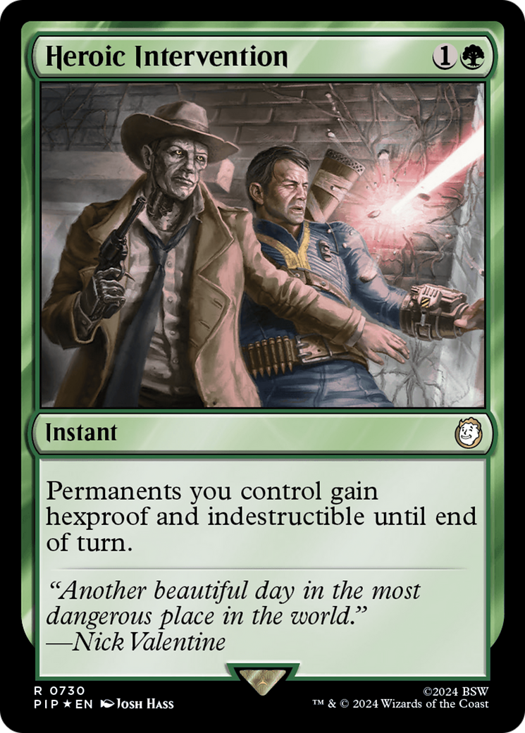 Heroic Intervention (Surge Foil) [Fallout] | I Want That Stuff Brandon