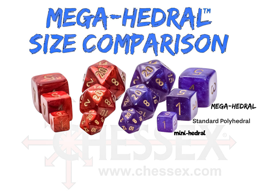 Chessex Mega-hedral 7-Die set | I Want That Stuff Brandon